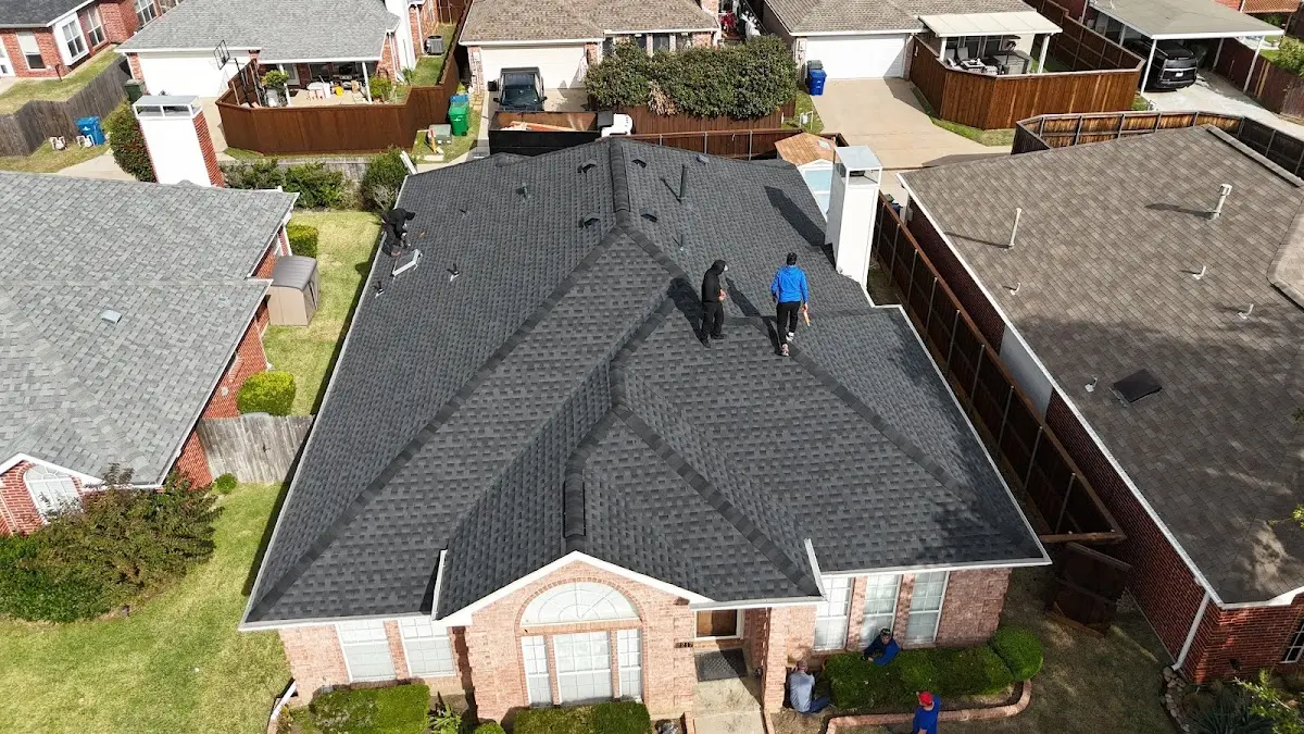 Slate & Tile Roof Repair work in progress on a Litchfield Park property